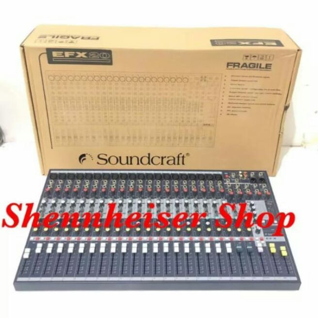 AUDIO MIXER SOUNDCRAFT EFX 20