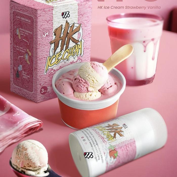 UA HAPPI KRUNCH ICE CREAM STRAWBERRY VANILLA 60ML