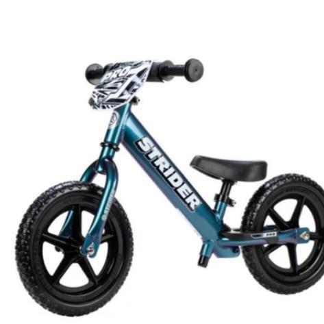 Balance bike Sepeda anak - Strider 12 Pro Balance Bike - METALLIC AQUA BLUE