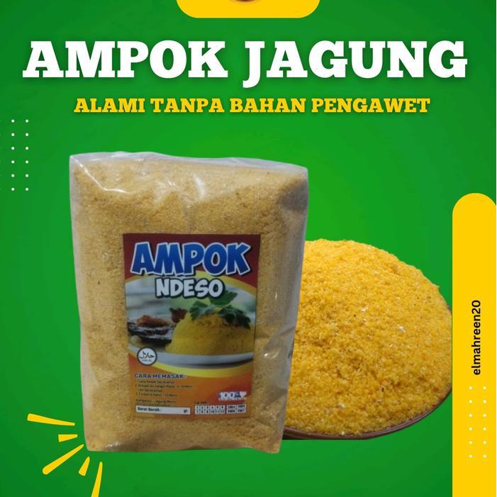 1 KG Nasi jagung kering organik Food