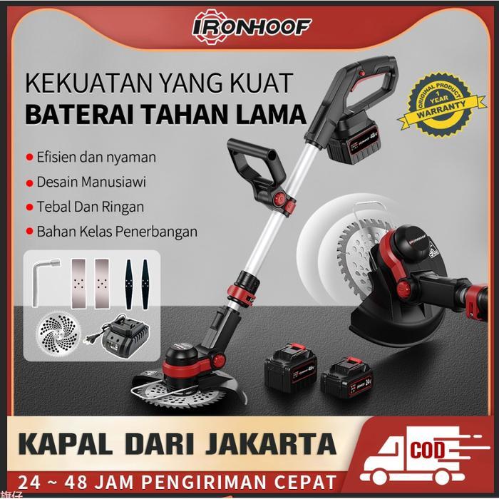 NEW 48V/36V/Brushless Mesin potong rumput Mesin pemotong rumput batrai Mesin potong rumput listrik P