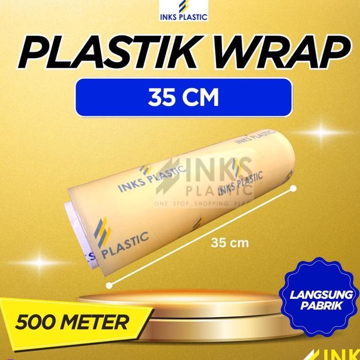 Plastik Wrapping 35 Cm Roll Besar Wrap Pembungkus Makanan