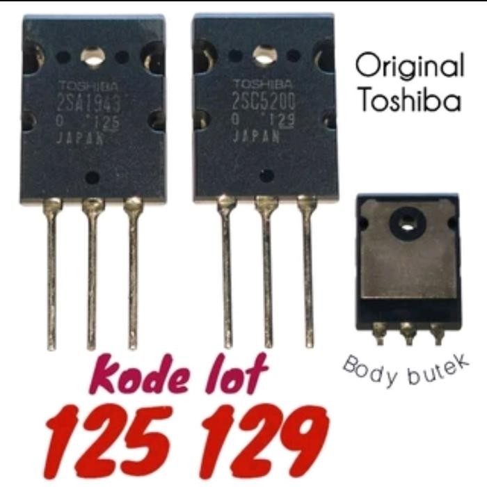 New transistor Toshiba 1943 5200