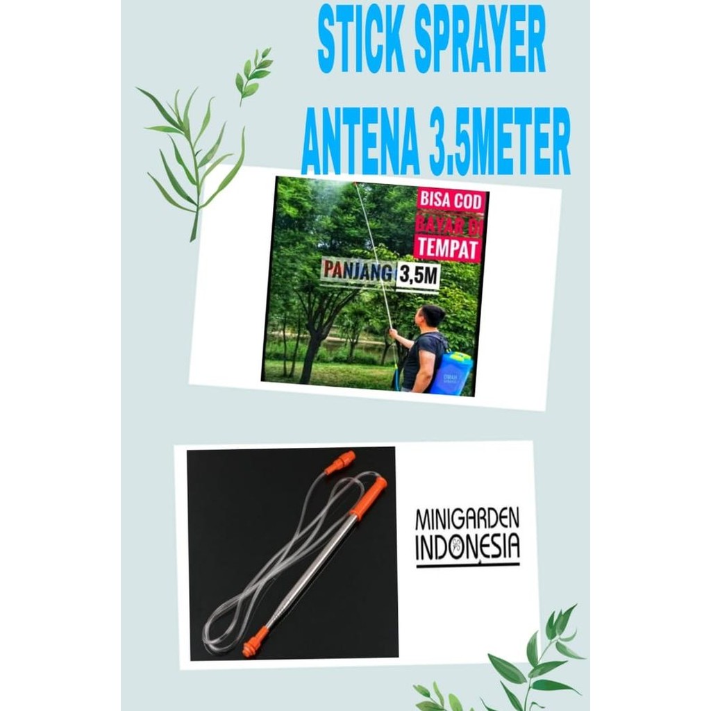 uikb Stik Sprayer Elektrik Antena 3,5 Meter + Selang Stik Semprotan Hama