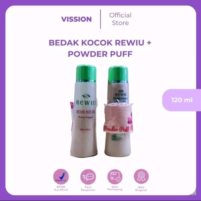 KJ BEDAK KOCOK REWIU + POWDER PUFF