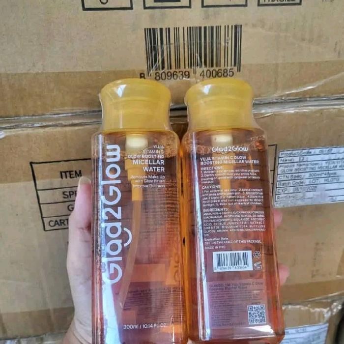 KJ MICELLAR WATER YUJA JUMBO MICELLAR WATER MUGWORT 300ML PEMBERSIH MAKEUP