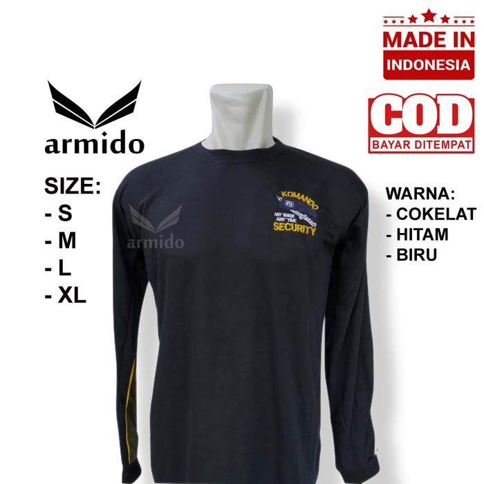 KAOS SECURITY LENGAN PANJANG BAJU SECURITY / SATPAM LENGAN PANJANG