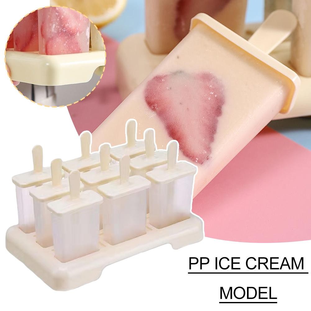 Ice Cream Popsicle Mold Tray DIY Ice Cream Machine Plastic Freezer Box Homemade Kitchen Juice Ice