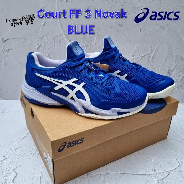 Sepatu Tenis Asics Court FF 3 Novak 2024 Asics Blue - Tennis Shoes