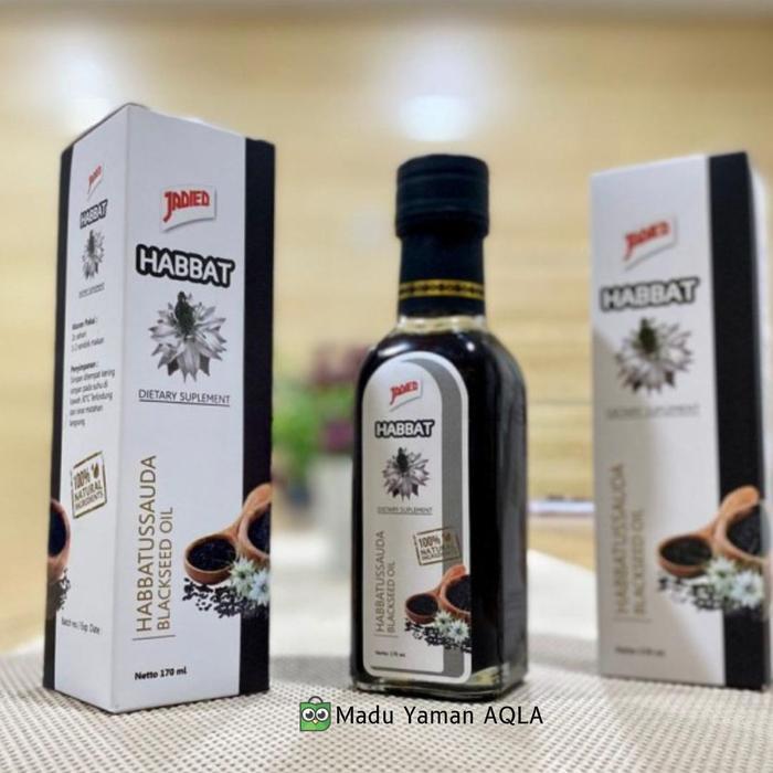 MINYAK HABBATUSSAUDA BLACK SEED OIL ISI 170 ML HABBAT JADIED