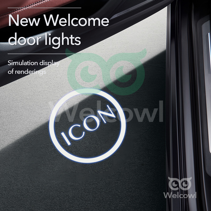 HD Car Led Door Welcome Light Laser Projector Courtesy Lamp Auto Accessories For  1 3 4 Series G02 G