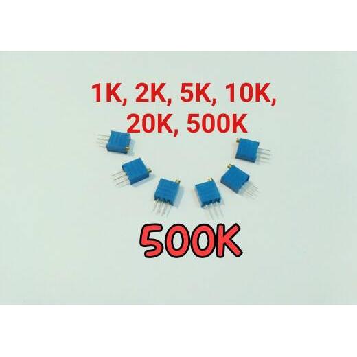 Vr multiturn 500K trimpot