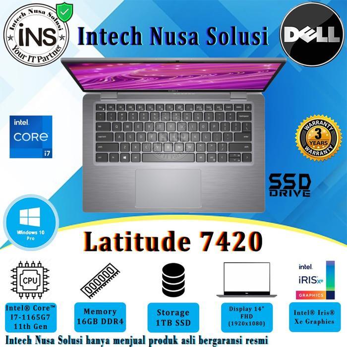 BARU DELL Latitude 7420 i7-1165G7 16GB 1TB SSD WIN10PRO 3YR
