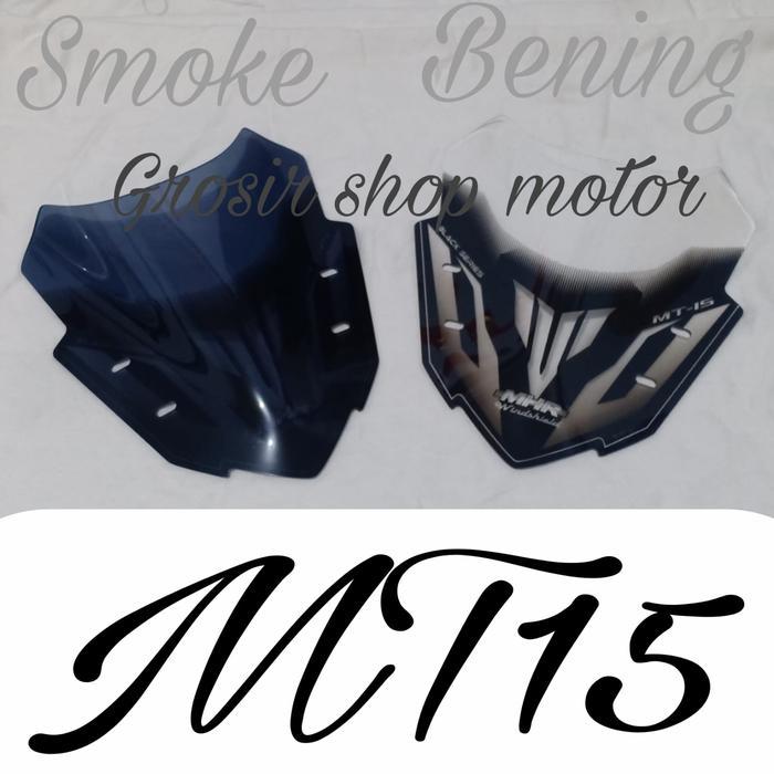 Windshiel Winsil Mhr Racing Mt15 / Visor Kaca Depan Mt15 Merk Mhr