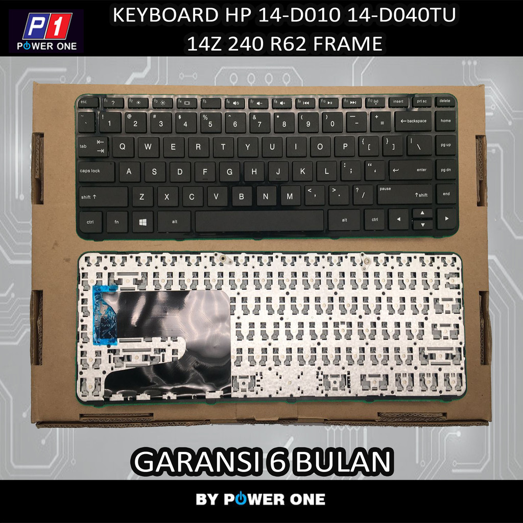 Keyboard HP 14-D010 14-D040TU 14z 240 R62 14-N 14-N000 Frame