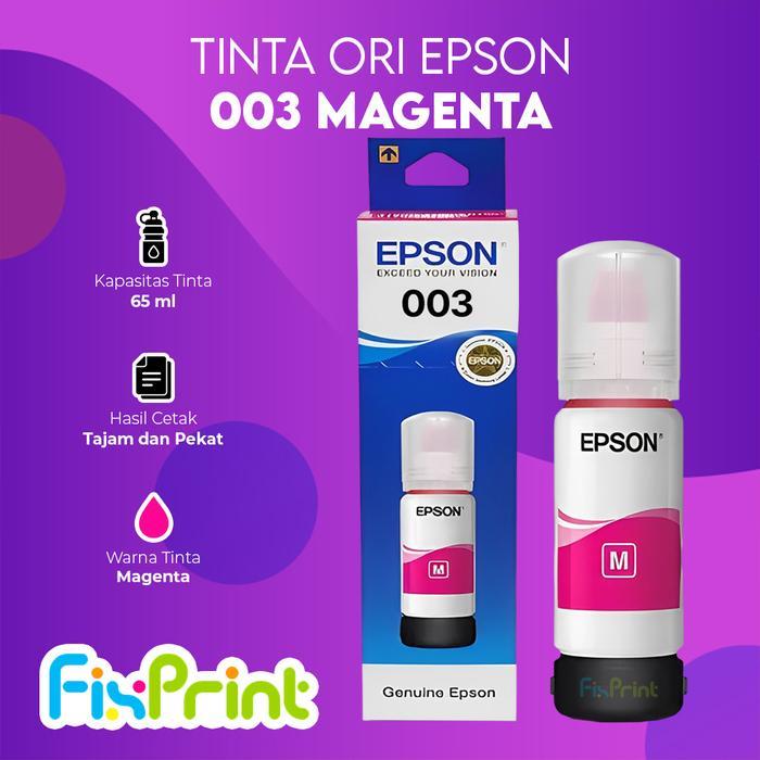 x5kr- Epson 003 Black C13T00V199 Tinta Cartridge Printer L1110 L3110 L3150