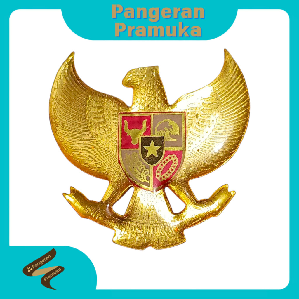 Pin Garuda Resin 5cm Kuningan Premium Paskibra