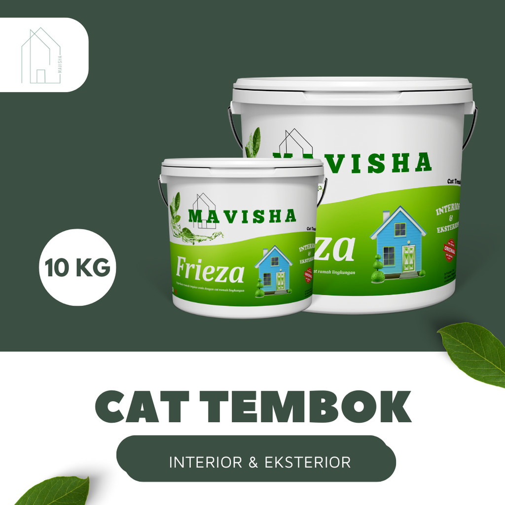 Cat Tembok 10KG / Mavisha Paint Berkualitas Tinggi Anti Mengelupas