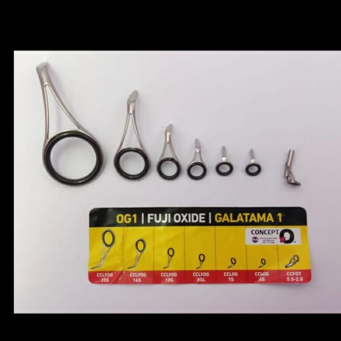 ring joran fuji set untuk galatama 1 og set original fuji