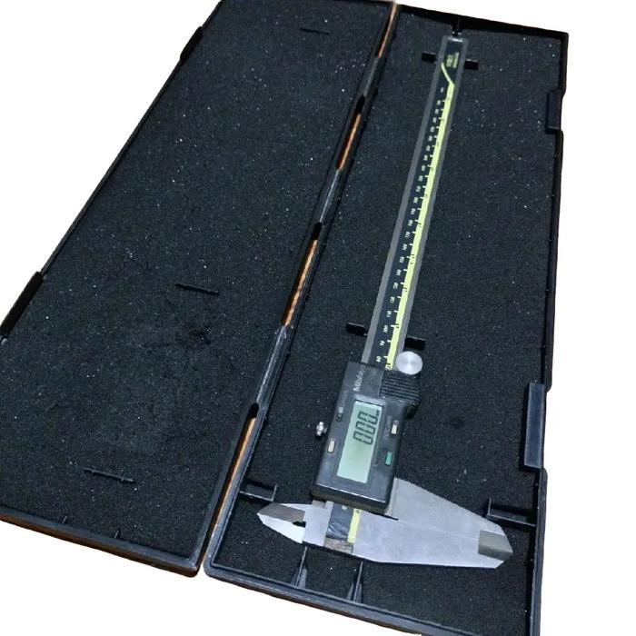 Mitutoyo Varnier Caliper Digital 300M /12 In Sigmat Digital Mitutoyo Original Japan 12In Bekas Mulus
