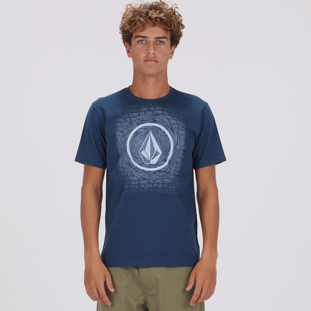 VOLCOM - MSF FULL CIRCLE SHORT SLEEVE TEE DEEP BLUE