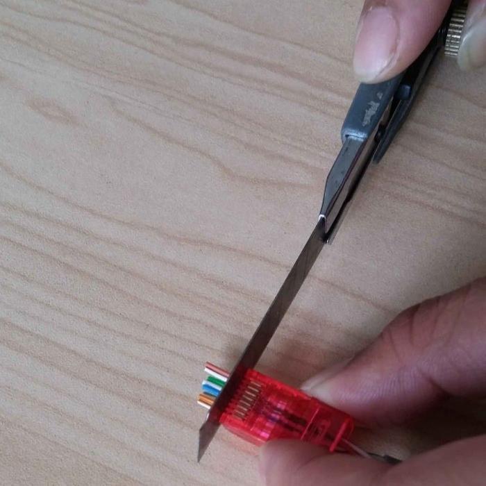 Rj45 Pin Kabel Lan / Utp Pin / Pin Utp / Rj45 Klem Konektor Kabel