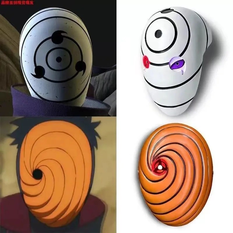 Uchiha Obito Anime Cosplay Mask Can Emit Light Uchiha Madara Cosplay Party Halloween Cool And Cool