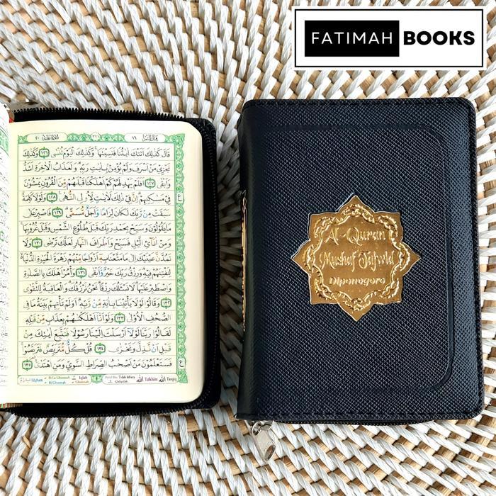 Sedia Alquran Mushaf Tajwid Diponegoro Ukuran Saku A7 - Al Quran Pocket Resleting
