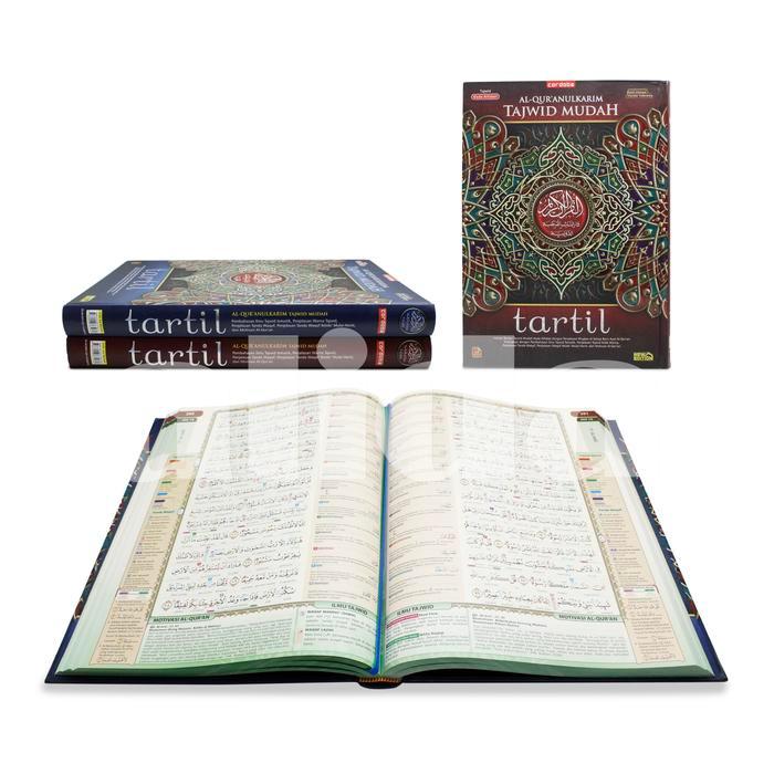 Sedia Alquran Arab Latin Tartil Cordoba Uk BESAR A4 Al-Quran Tajwid Mudah