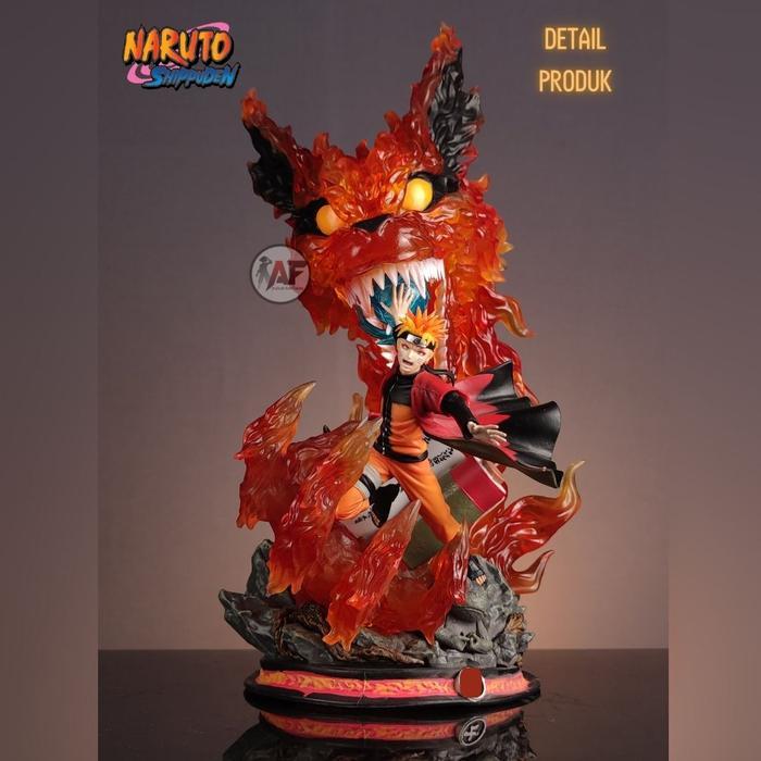 Statue Action Figure Uzumaki Naruto Kurama Cloud Studio design LED