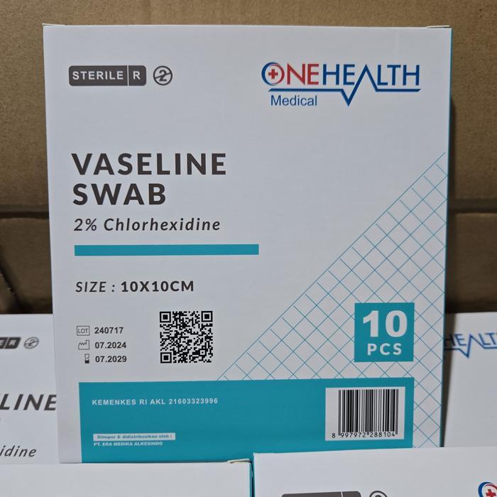 Terlaris Vaseline Swab 10x10 cm Plester Luka Jaring-Jaring sama dengan Sofratulle Lomatulle