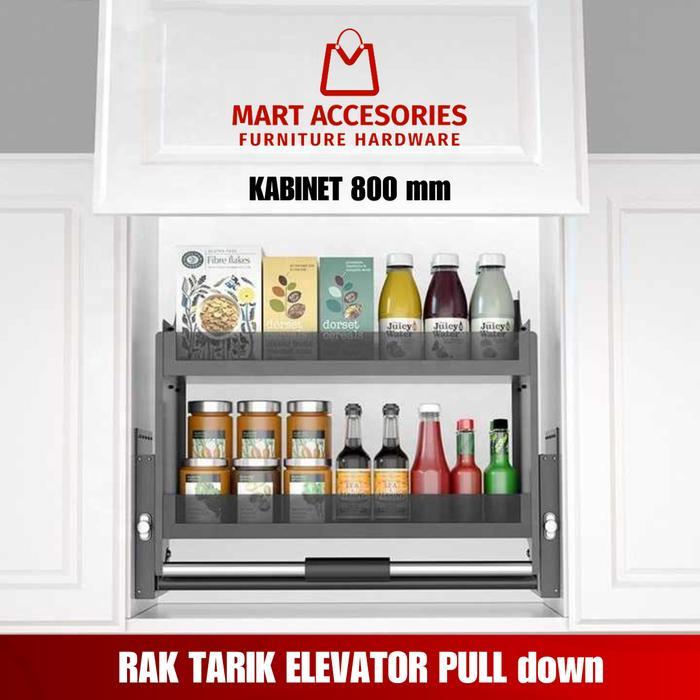 Rak Piring Tarik Elevator Pull Down / Rak Piring Tarik Kitchen Set Atas