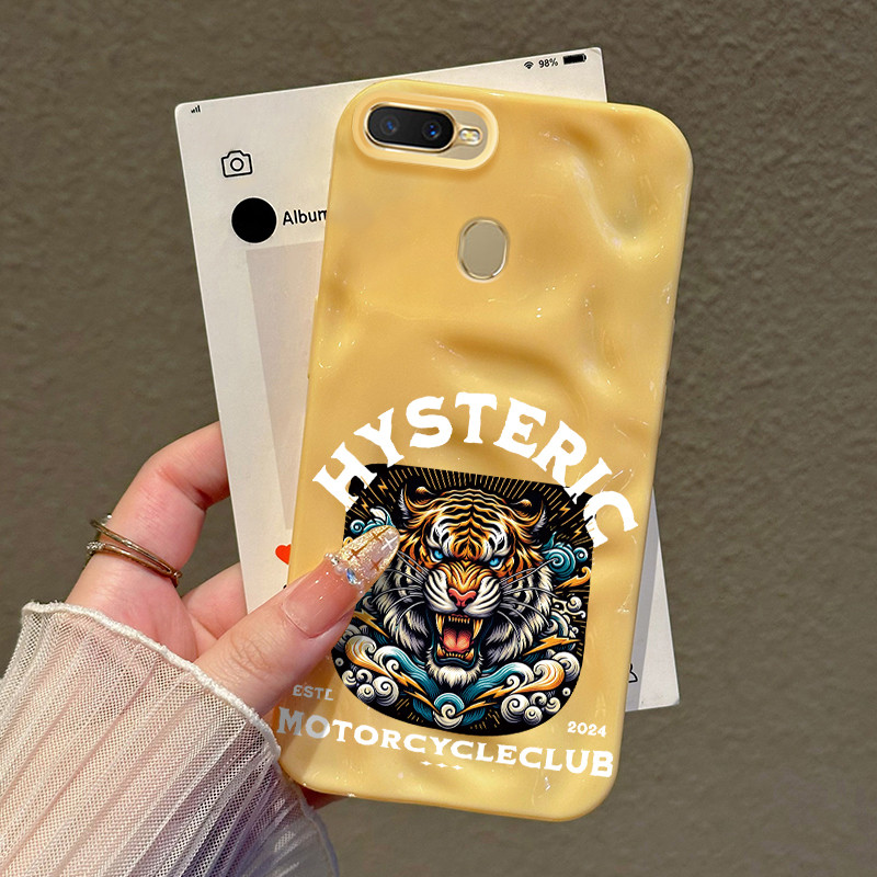 Casing Hp Untuk OPPO A7 OPPO A5s OPPO A12 OPPO A12S A11k Case Macan buas Kasing Bernapas Cesing  Kes