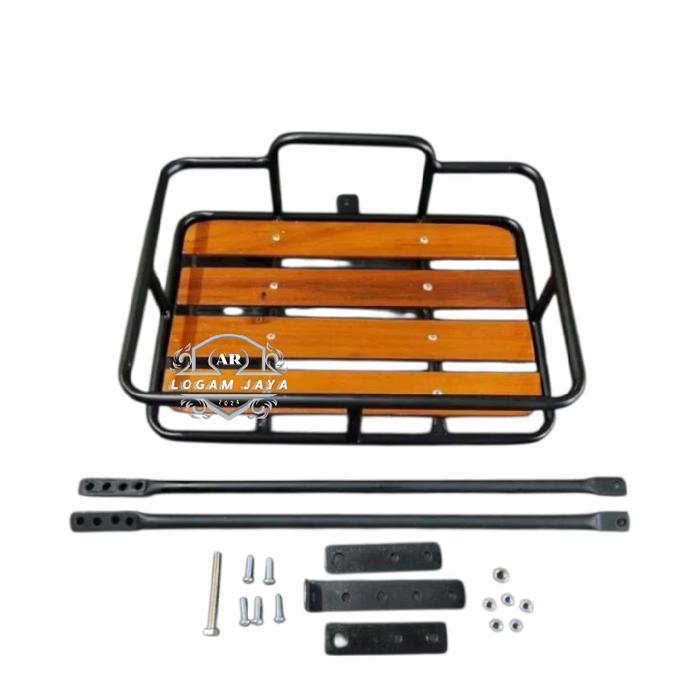 READY STOCK Keranjang Depan Sepeda MTB Fixi Minivelo Front Rack Sepeda Lipat Kranjang Klasik
