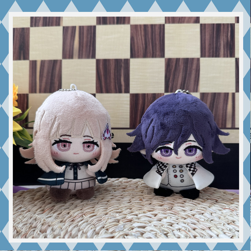 Anime Game Danganronpa3 Kokichi Oma Kawaii Cosplay Cotton Dango Doll Keychain Pendant Plushie Mini