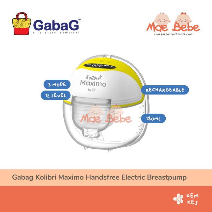 Gabag Kolibri Maximo Handsfree Electric Breastpump Pompa ASI Single