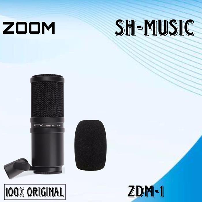 Terlaris Zoom ZDM-1 Studio Podcast Dynamic Microphone Zoom Zdm 1 SALE