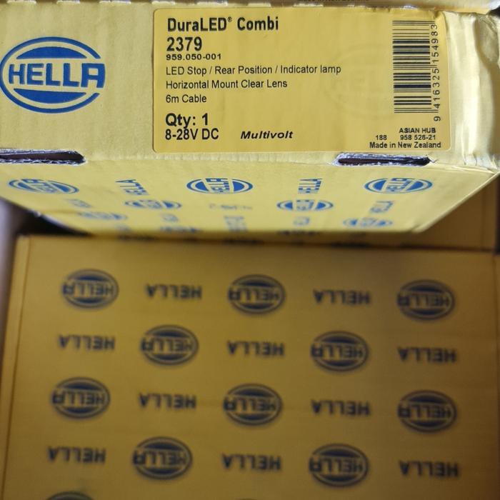 Flash Sale Duraled Rear Stop Combination Lamp 2379 Multivolt 8 - 28 Vdc Hella Original