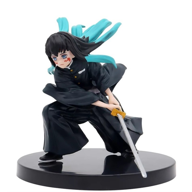 Anime Demon Slayer Kamado Tanjirou Zenitsu Figure Toys Kimetsu no Yaiba Nezuko Kamado Uzui Tengen