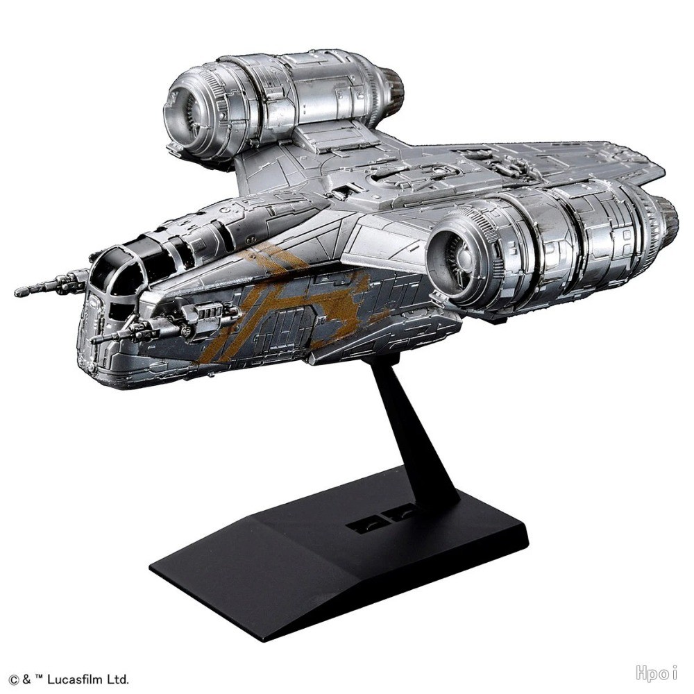 Bandai Star Wars The Mandalorian Razor Crest Plastic Model Kit Vehicle Set Normal & Silver Ver. with