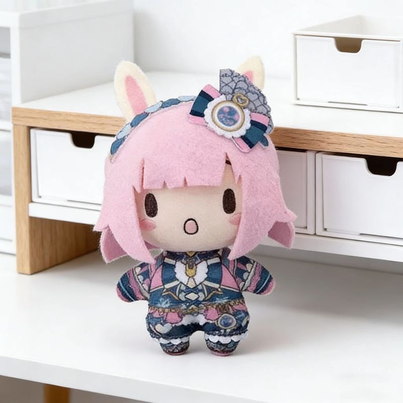 Original Hatsune Miku Project Sekai Colorful Stage Pjsk King Nesoberi Maid Plush Keychain Bag