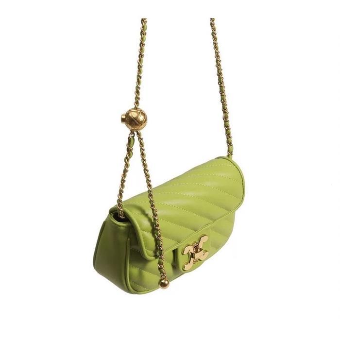 NEW Tas Selempang Kulit Wanita Dompet Hp Cewek Rantai Luxury Mini Bag JS 8156