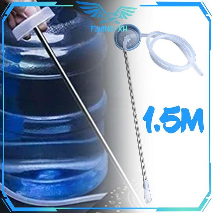 Selang Air Galon 150cm Pipa Selang Kompa Air Galon Foodgrade Silikon Selang Galon Air Minum Selang