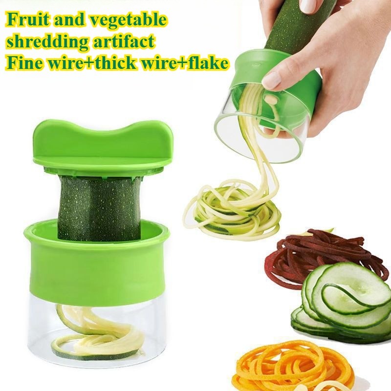 Innovative Adjustable Spiral Slicer Vegetable Slicer Multifunctional Vegetable And Fruit Slicer