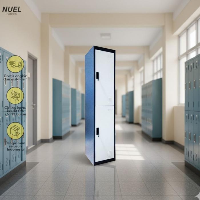 NUEL Loker Besi / Locker Besi / Kabinet Besi / Loker Besi 4 Pintu