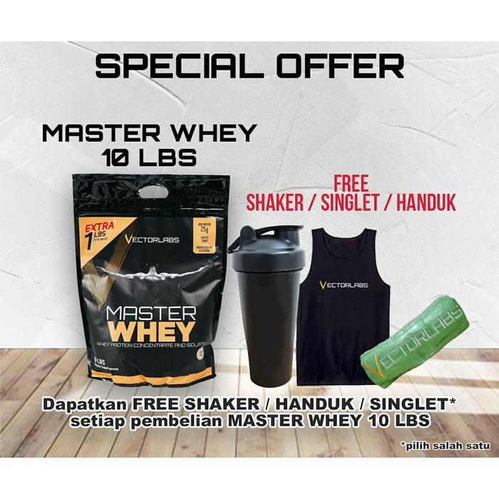 VECTORLABS VECTOR LABS MASTER WHEY PROTEIN ISOLATE 10 lb lbs 10lbs