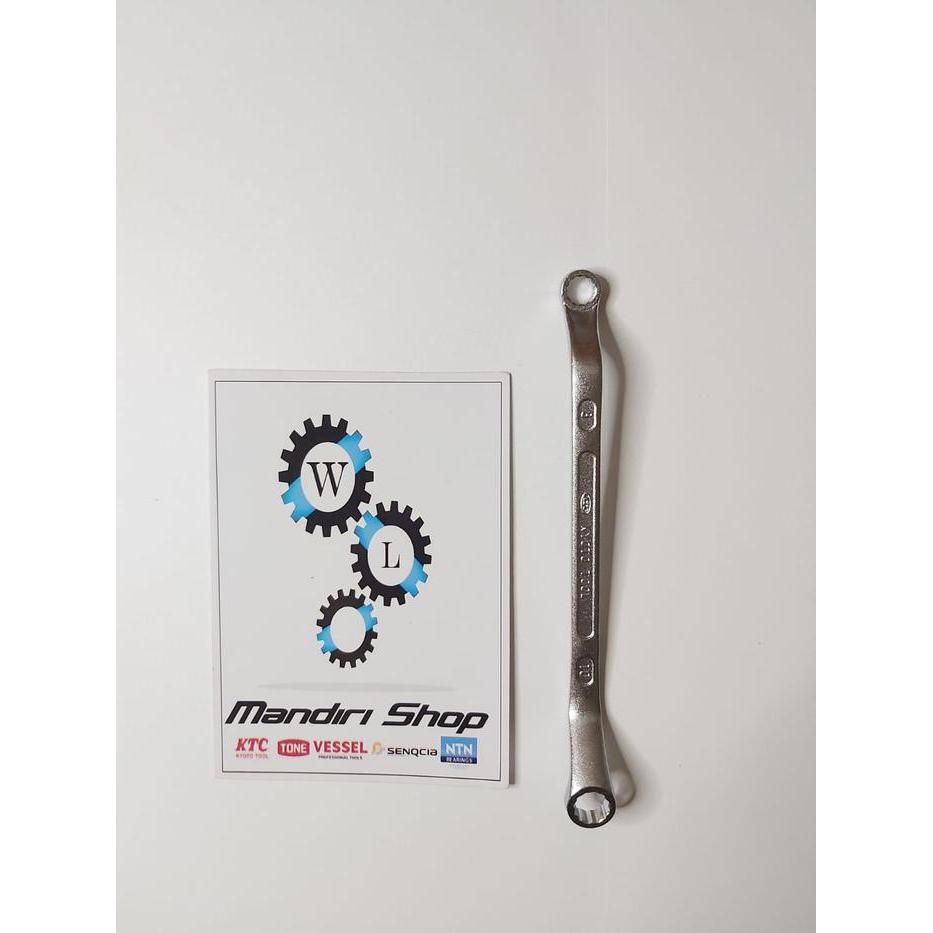 Tekiro Tools Store - Kunci Ring Ring 47 / Long Box End Wrench Ktc M25-08X10
