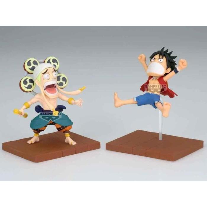 Ready 89838 - One Piece WCF Log Monkey D Luffy & Enel Action Figure