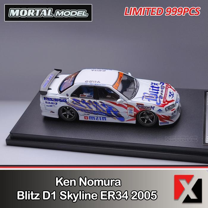 MORTAL 1:64 Nissan URAS ER34 Ken Nomura Blitz D1 Skyline ER34 2005 D1 Grand Prix