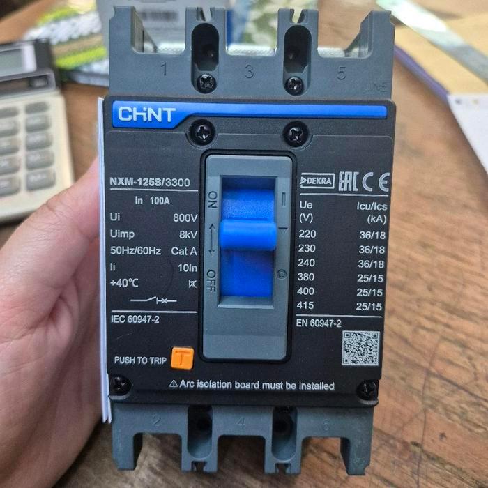 BREAKER 100 A CHINT / MCCB 100 AMPERE CHINT